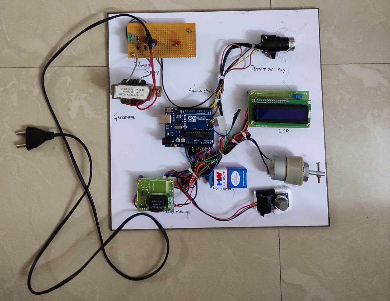Image for Project  SecureDrive: Intelligent Vehicle Safety System with Alcohol Detection and Location Tracking